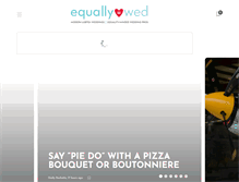 Tablet Screenshot of equallywed.com